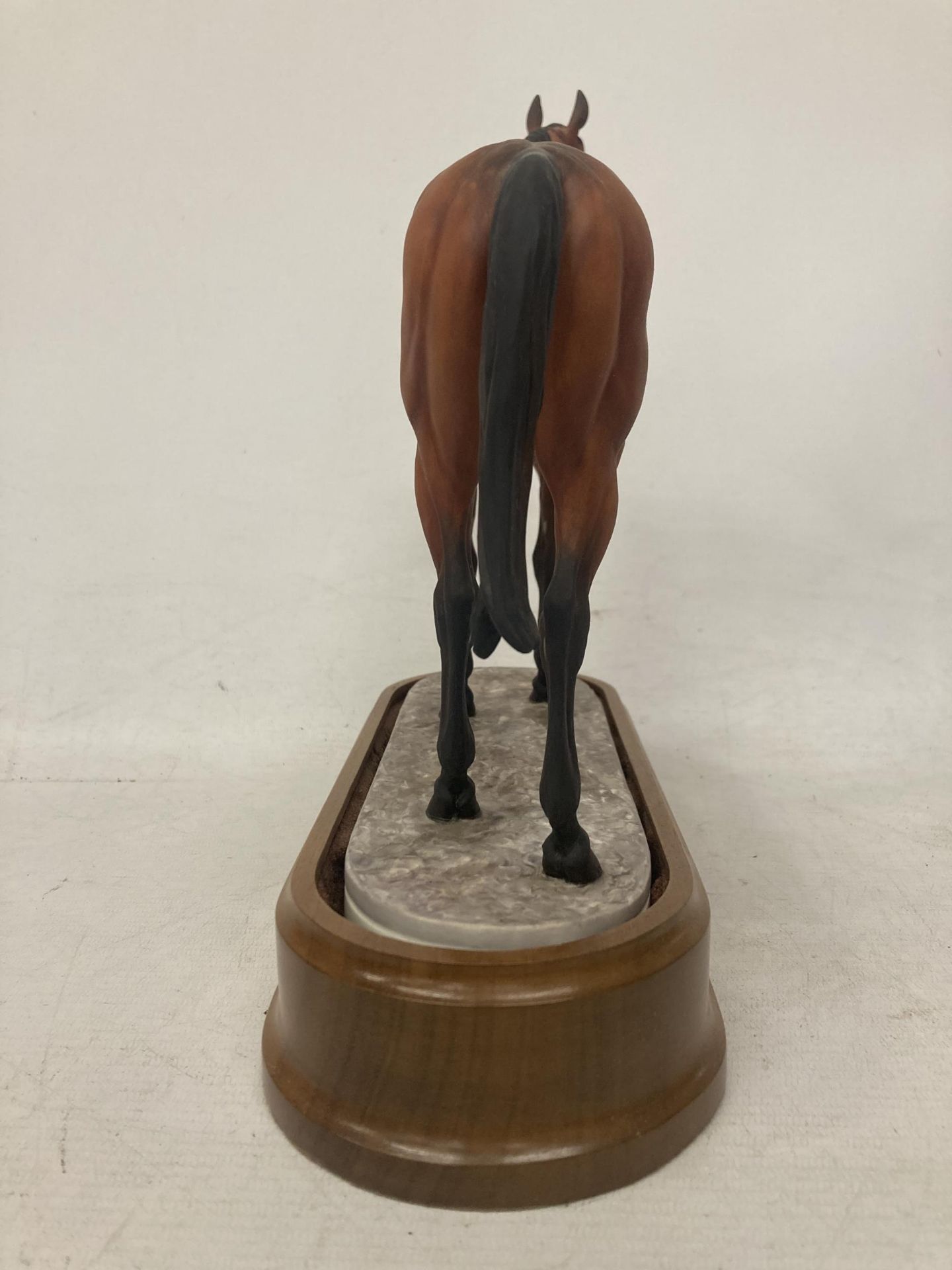 A ROYAL WORCESTER MODEL OF RED RUM MODELLED BY DORIS LINDNER AND PRODUCED IN A LIMITED EDITION OF - Image 4 of 5