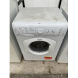 A WHITE HOTPOINT 7KG WASHING MACHINE