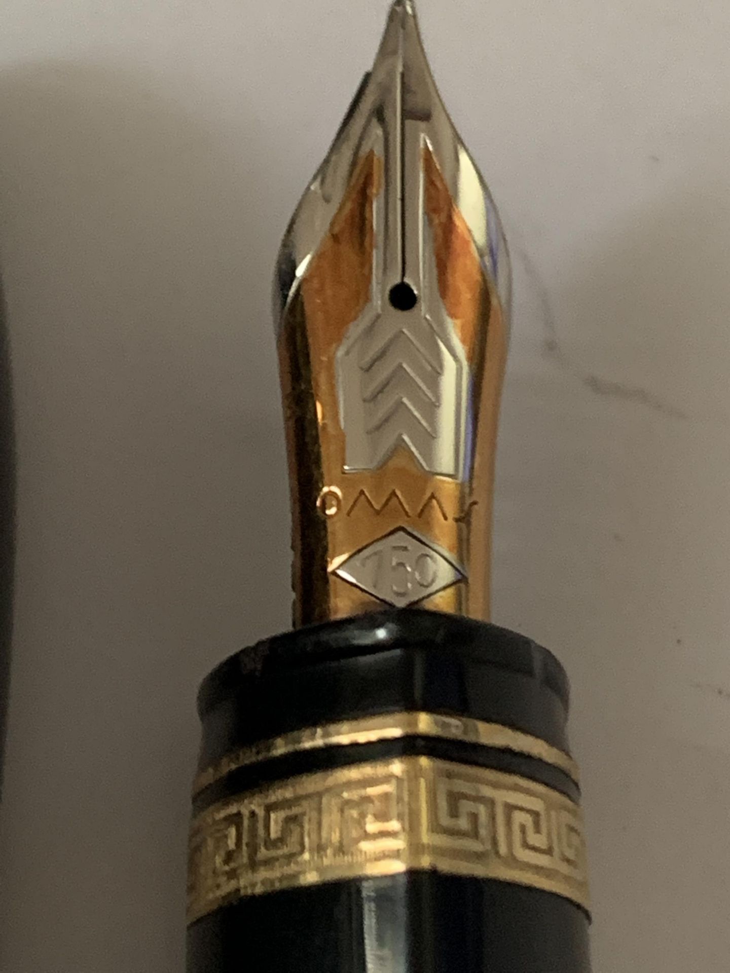 AN OMAS THOMAS WYLDE 360 FOUNTAIN PEN WITH 18 CARAT GOLD NIB - Image 5 of 5