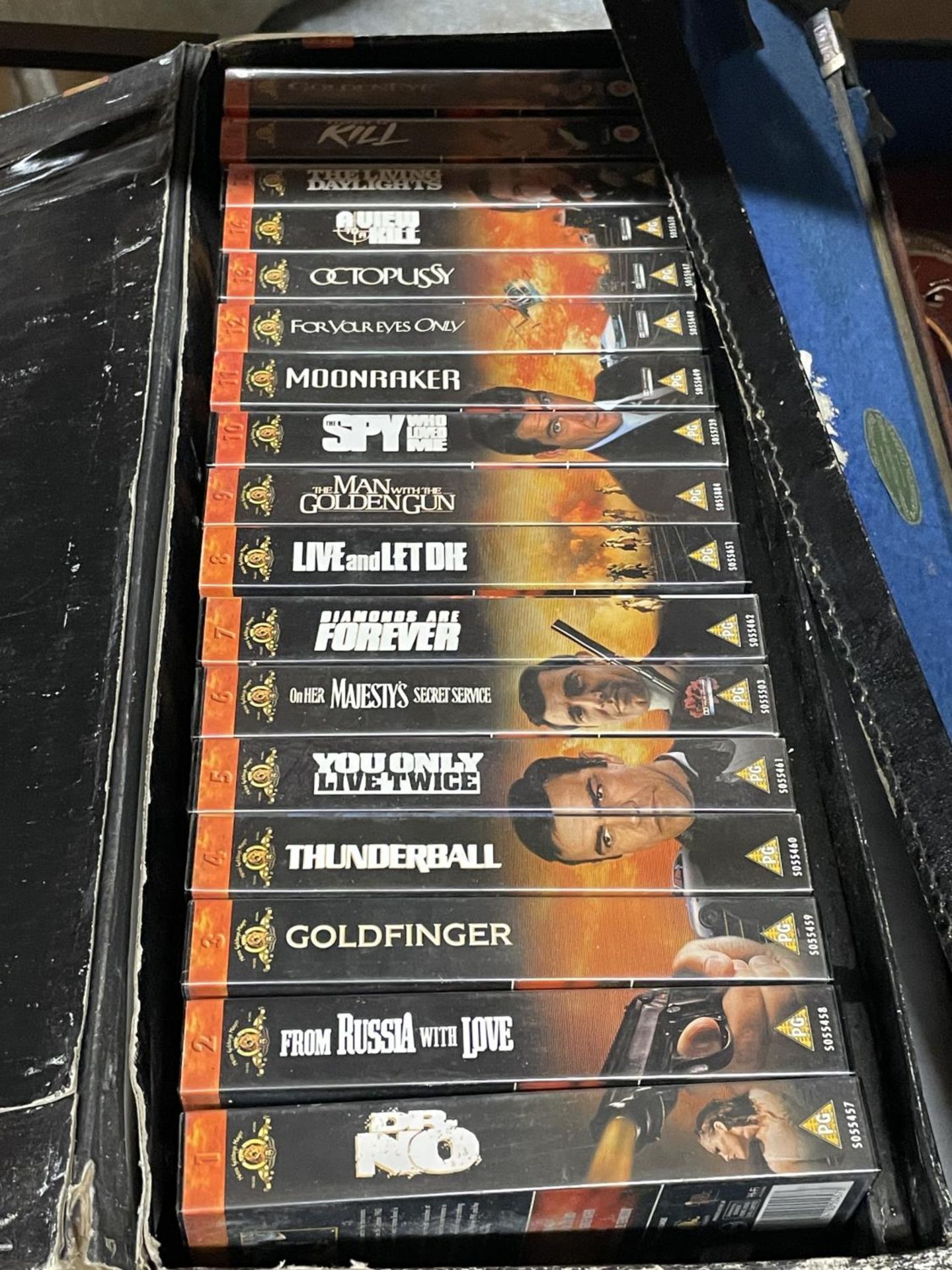 A BOXED SET OF VHS CASSETTES THE JAMES BOND 007 COLLECTION - Image 2 of 2