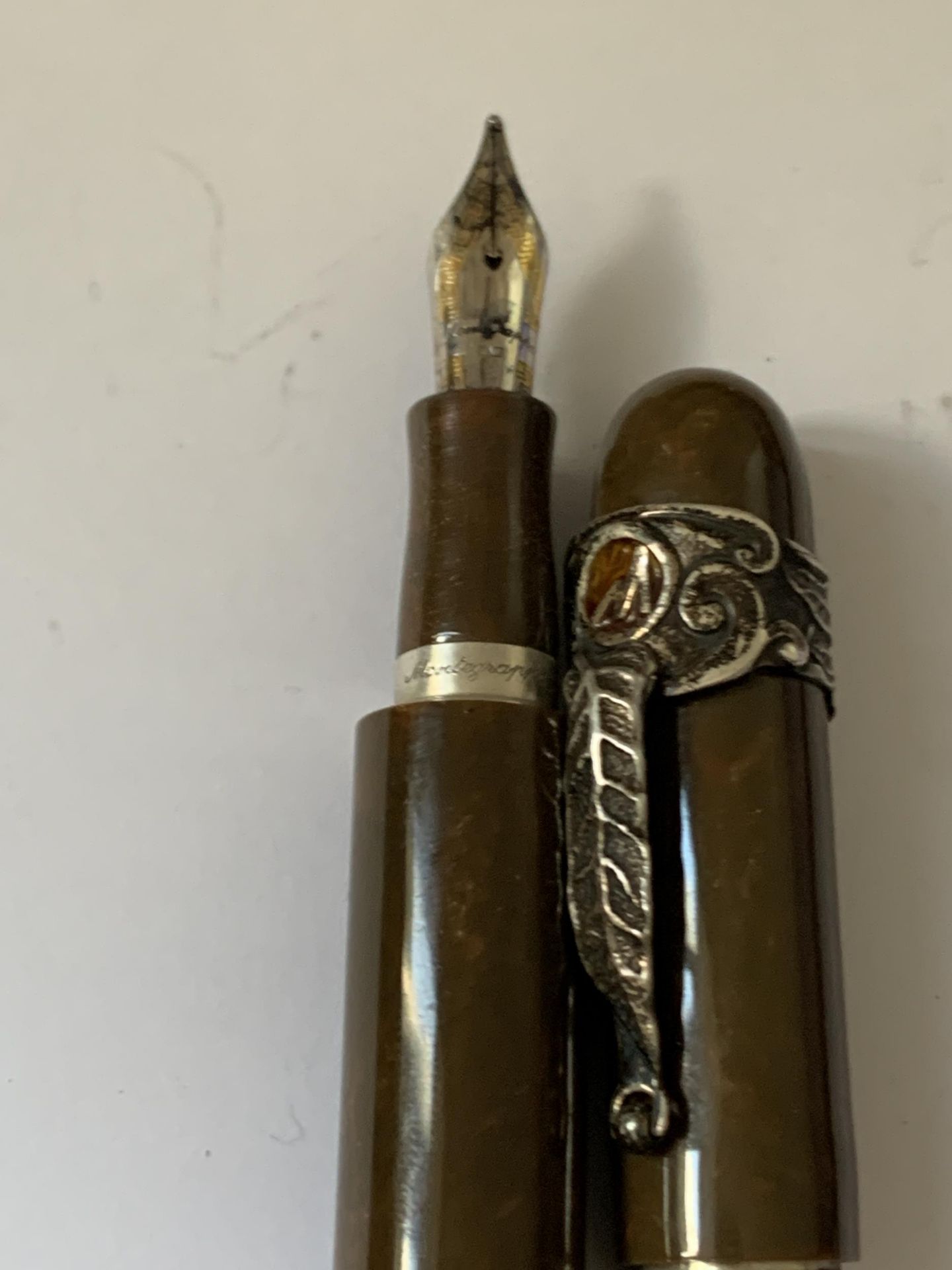 A MONTEGRAPPA 'CIGAR' FOUNTAIN PEN - Image 4 of 6