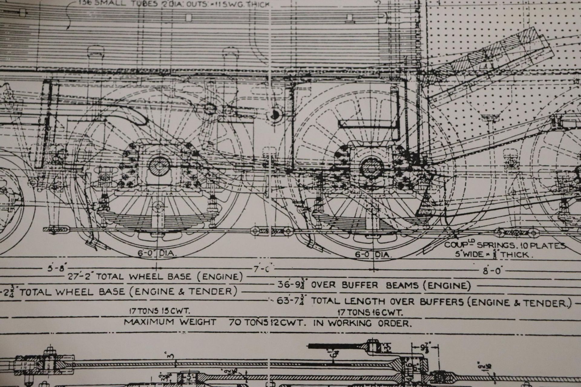 THREE MODEL RAILWAY SCHEMATICS/BLUEPRINTS FOR 2.5 INCH AND 5 INCH GAUGE - Image 3 of 7