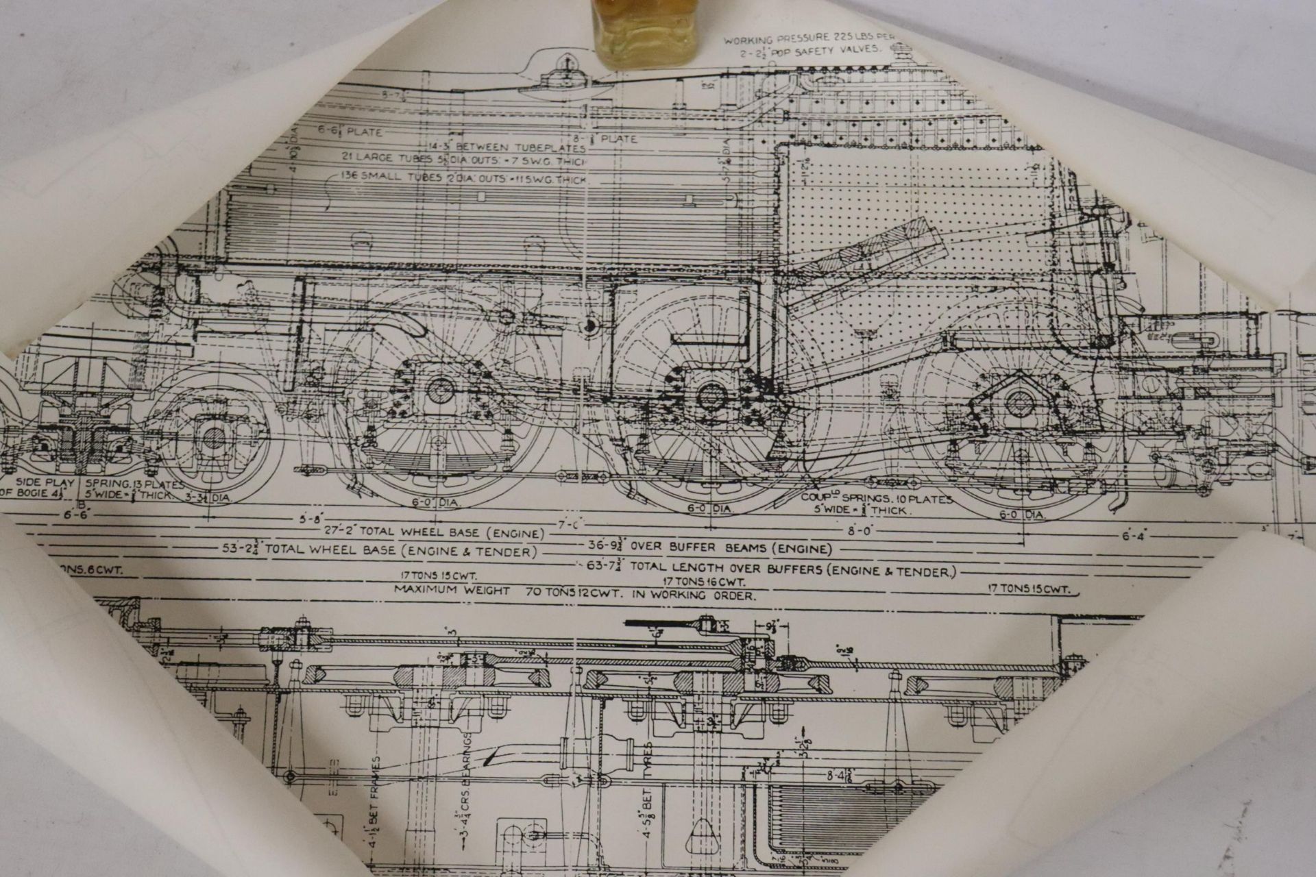 THREE MODEL RAILWAY SCHEMATICS/BLUEPRINTS FOR 2.5 INCH AND 5 INCH GAUGE - Image 2 of 7