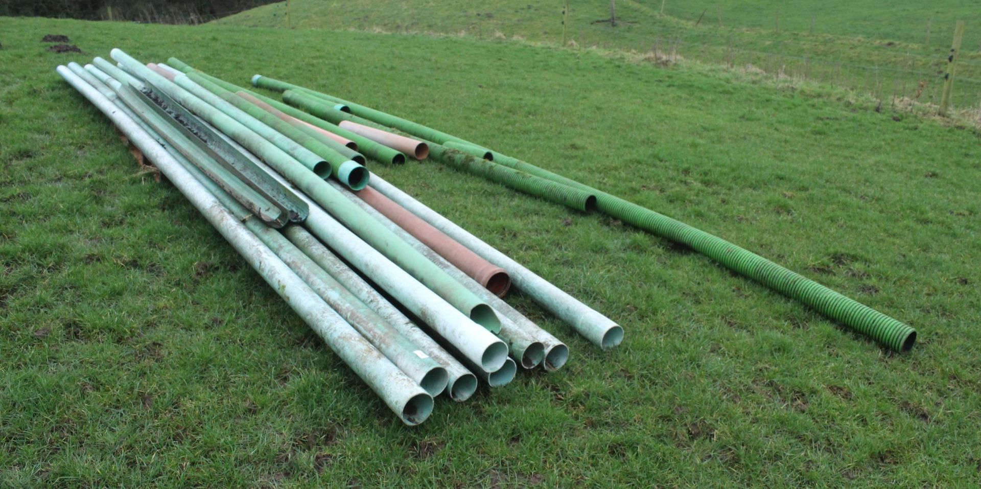 16 DUCTING PIPES 19'9" LONG + VAT