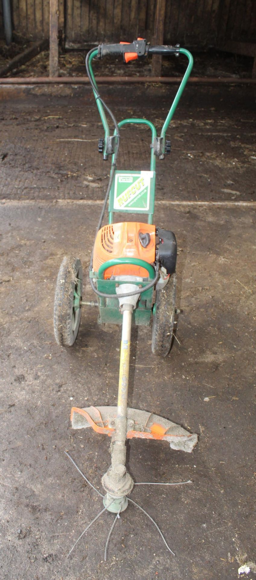 PORTEK RUFCUT 2 WHEEL STRIMMER + VAT