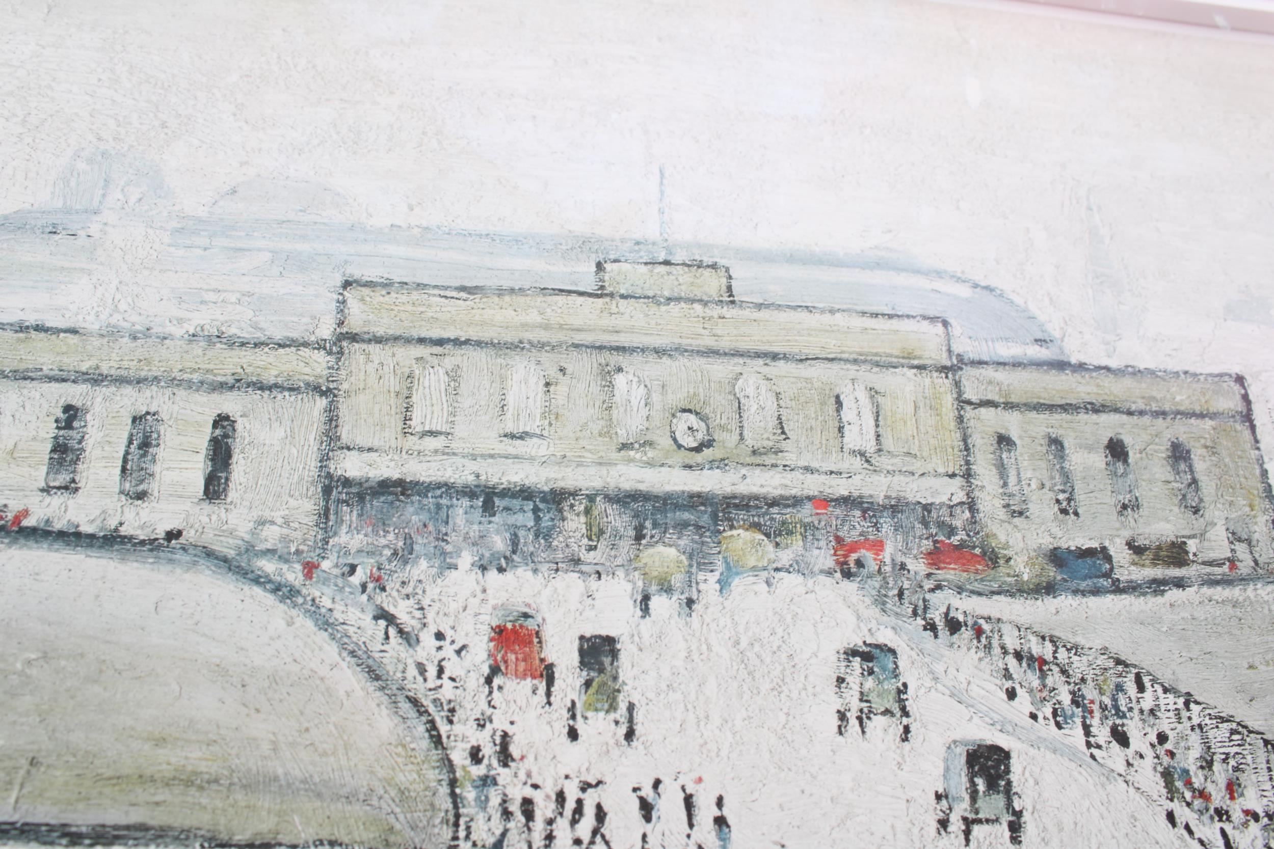 * LAURENCE STEPHEN LOWRY (BRITISH 1887-1976) 'STATION APPROACH' SIGNED PRINT, BEARS MEDICI SOCIETY - Image 9 of 12