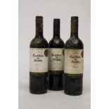 THREE BOTTLES OF RED RESERVA CASILLERO DEL DIABLO - MERLOT CHILEAN 2016 - 13.5 PER CENT