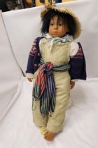 A GOTZ 225/20/40 BOY WORKER DOLL