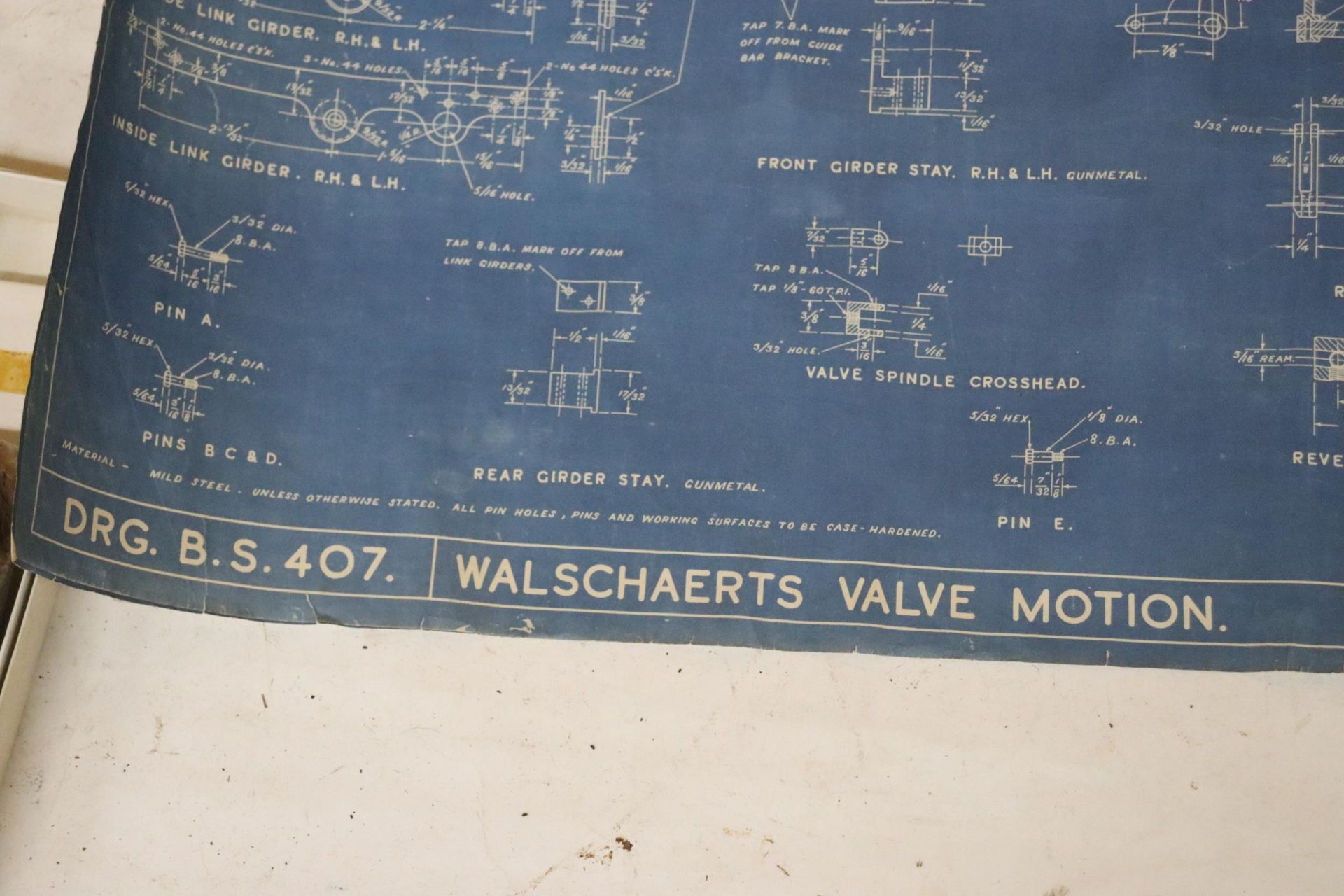 THREE LOCOMOTIVE BLUEPRINTS/DRAWINGS - Image 9 of 11