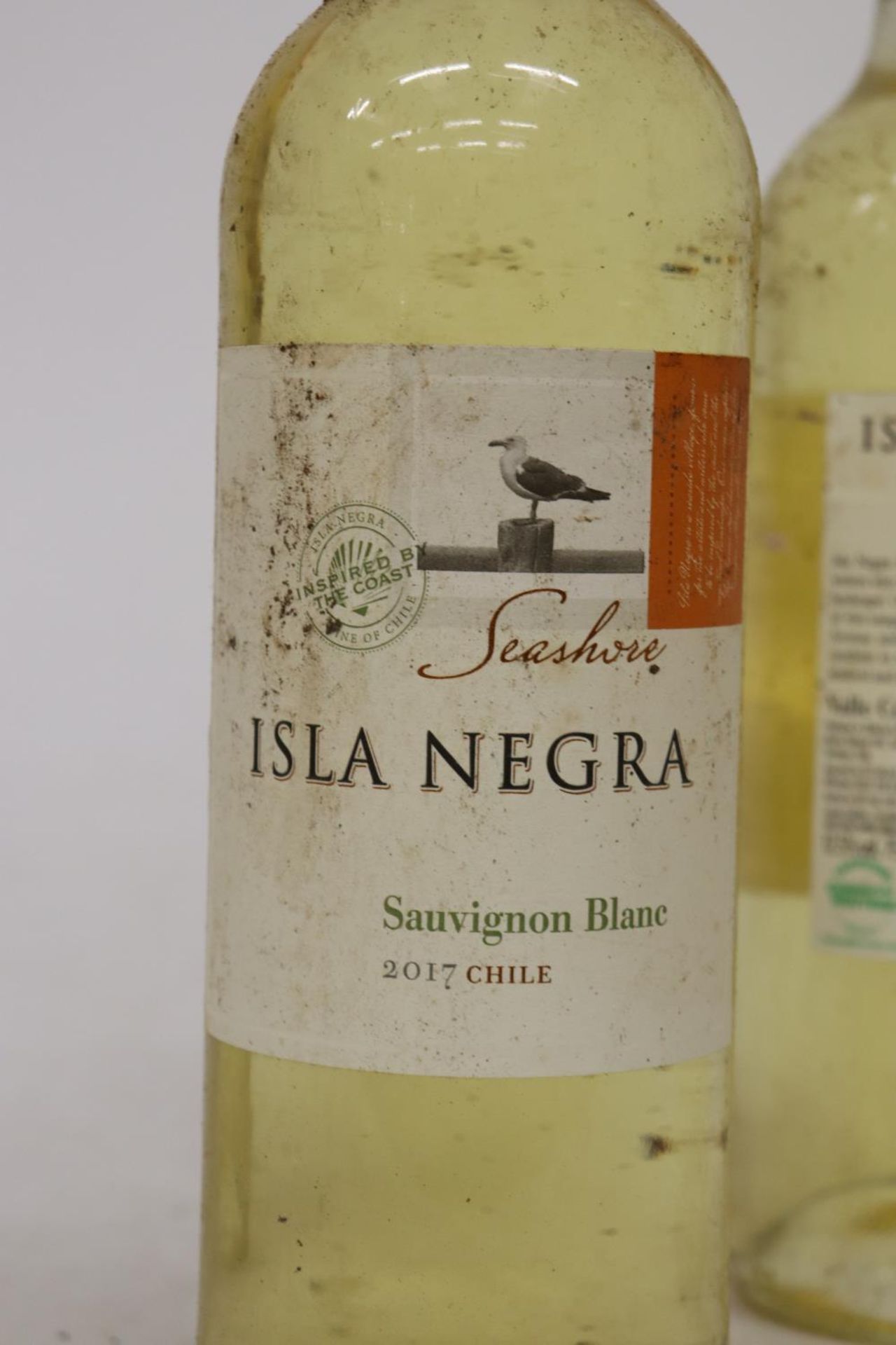 THREE BOTTLES OF SEASHORE ISLA NEGRA SAUVIGNON BLANC 2017 CHILEAN WHITE WINE - Image 4 of 4