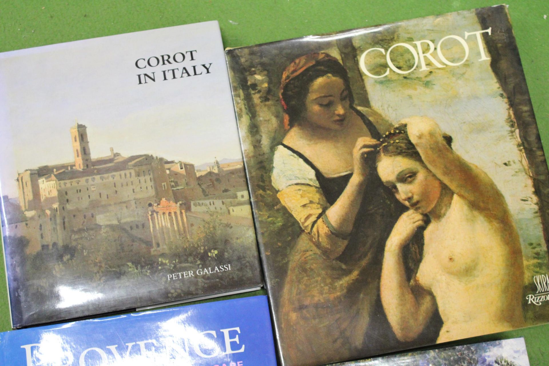 FOUR ART THEMED HARDBACK BOOKS TO INCLUDE IMPRESSIONISM 1874-1866, COROT IN ITALY, PROVENCE, ART, - Image 5 of 5
