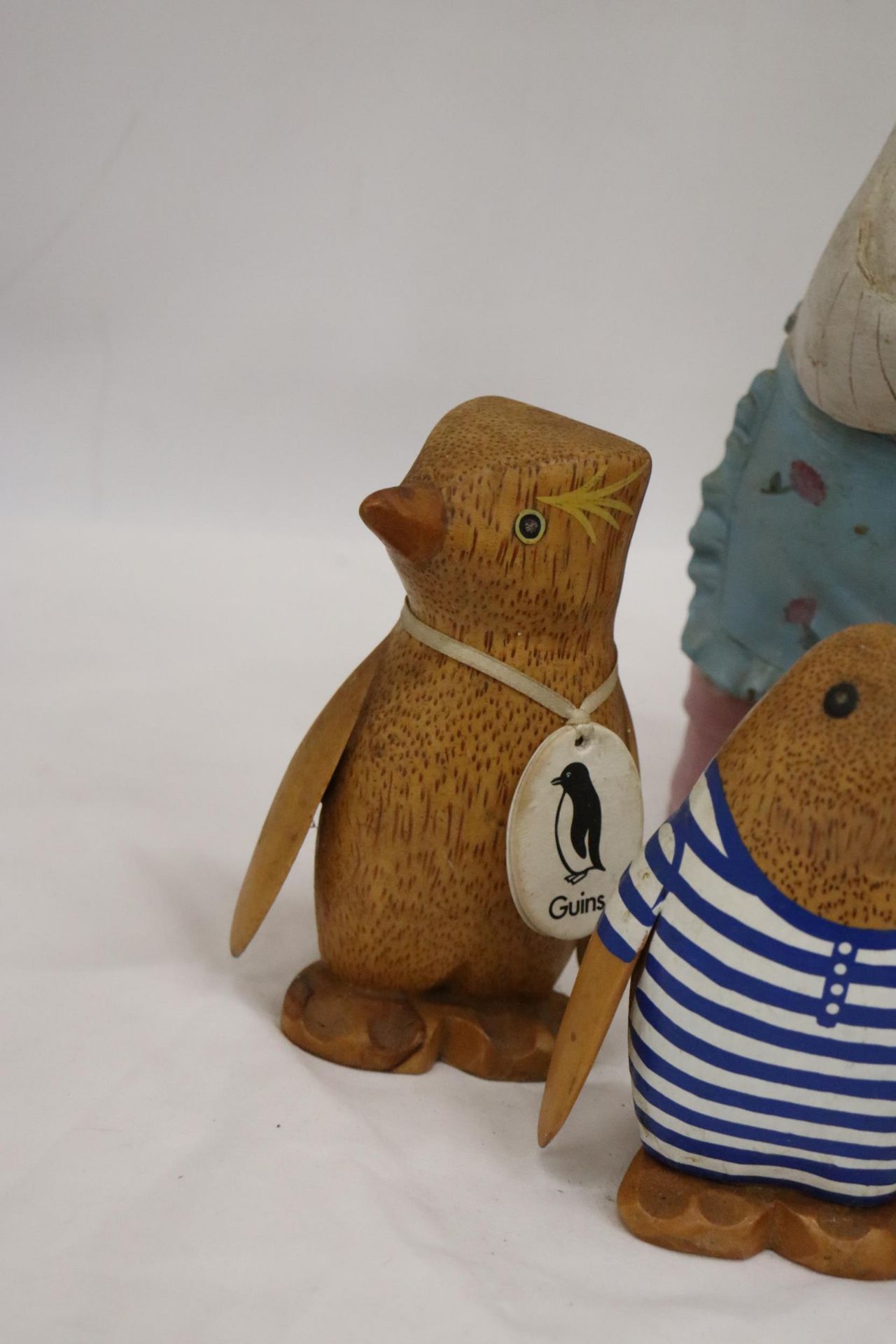 FIVE WOODEN DCUK'S TO INCLUDE GUINS PENGUIN, BILLIE, NAOMI, ETC., - Image 4 of 10