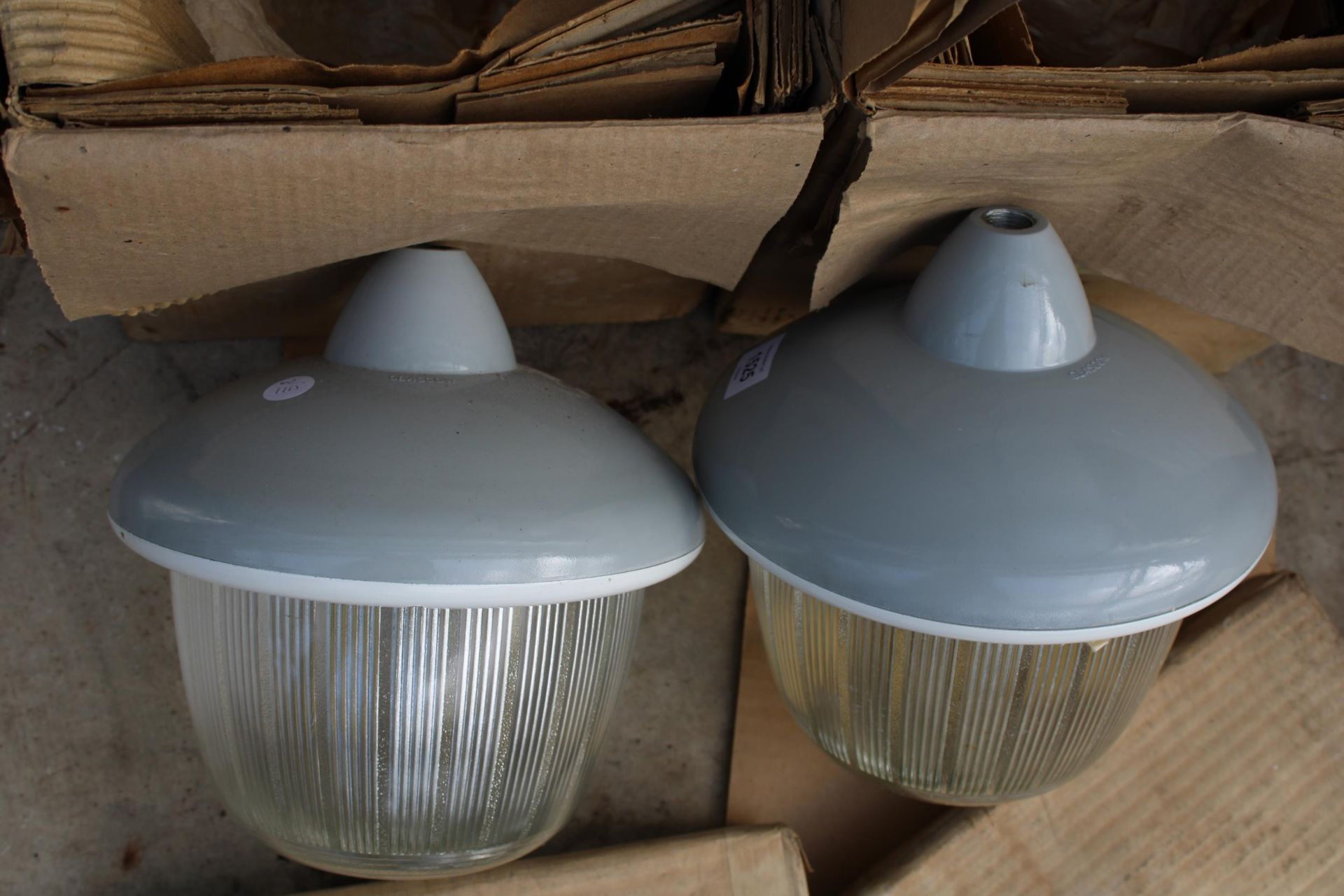 A PAIR OF AS NEW RETRO COUGHTRIE GLASGOW LIGHT FITTINGS - Image 2 of 2