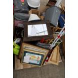 AN ASSORTMENT OF HOUSEHOLD CLEARANCE ITEMS