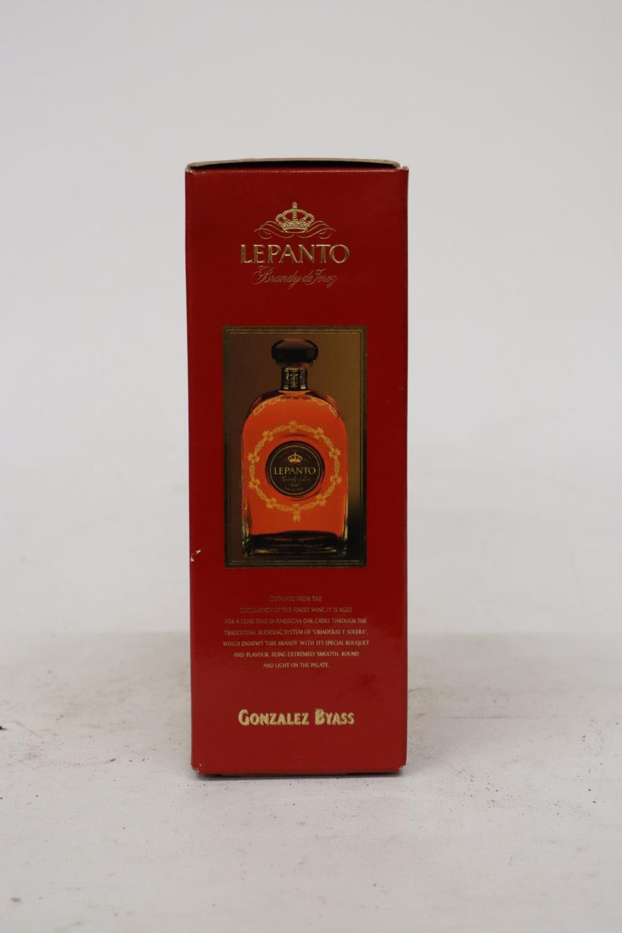 A BOXED LEPANTO SOLERA GRAN RESERVA BRANDY DE JEREZ GONZALEZ BYASS 750ML - Image 2 of 5