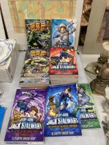 A LARGE COLLECTION OF CHILDREN'S BOOKS TO INCLUDE 'SEA QUEST' BY ADAM BLADE AND SECRET AGENT JACK