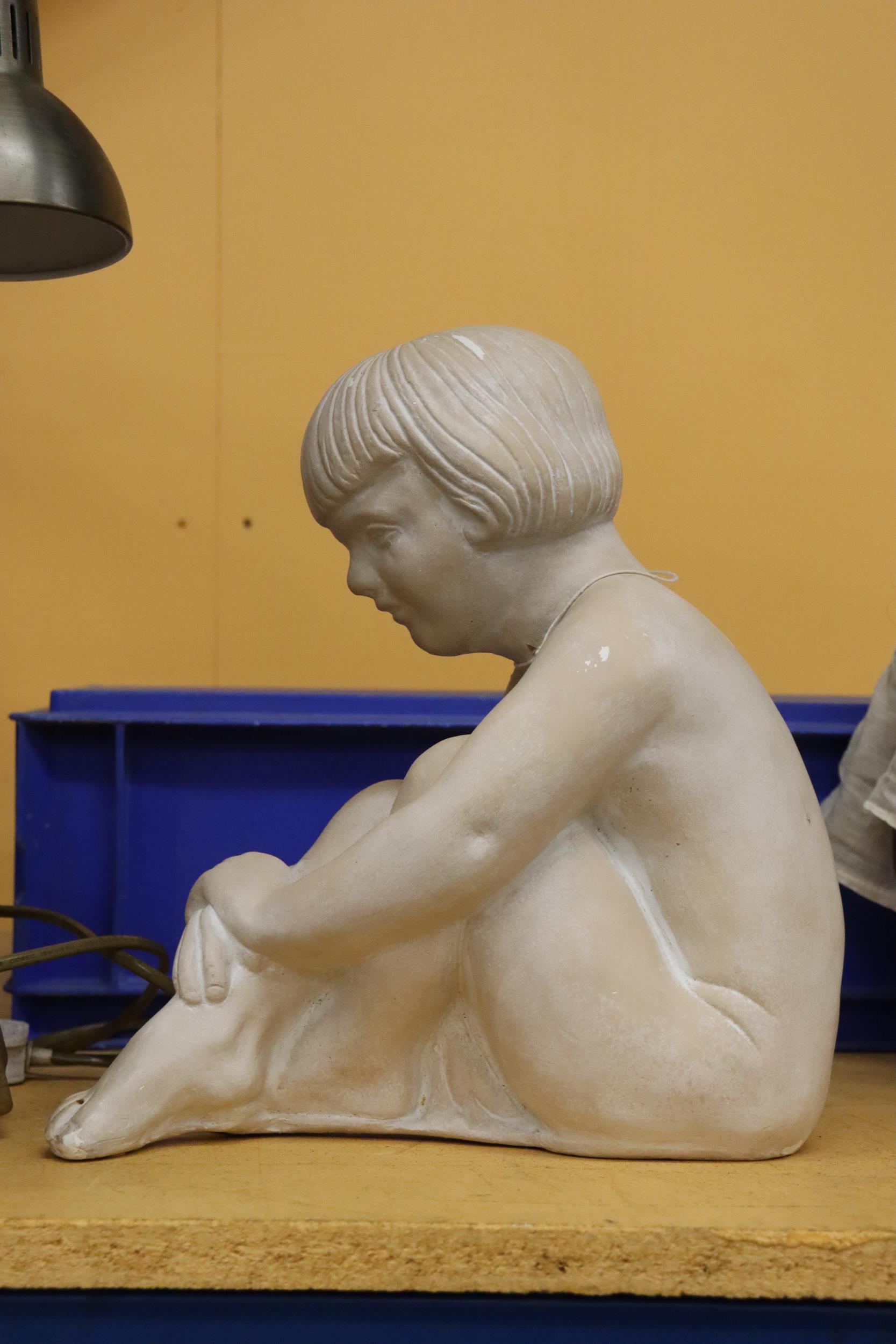 A NOSTALGIA GALLERY CASTING OF A GIRL, HEIGHT 29CM - Image 2 of 5
