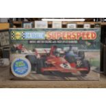 A BOXED SCALEXTRIC SUPERSPEED MODEL MOTOR RACING SET