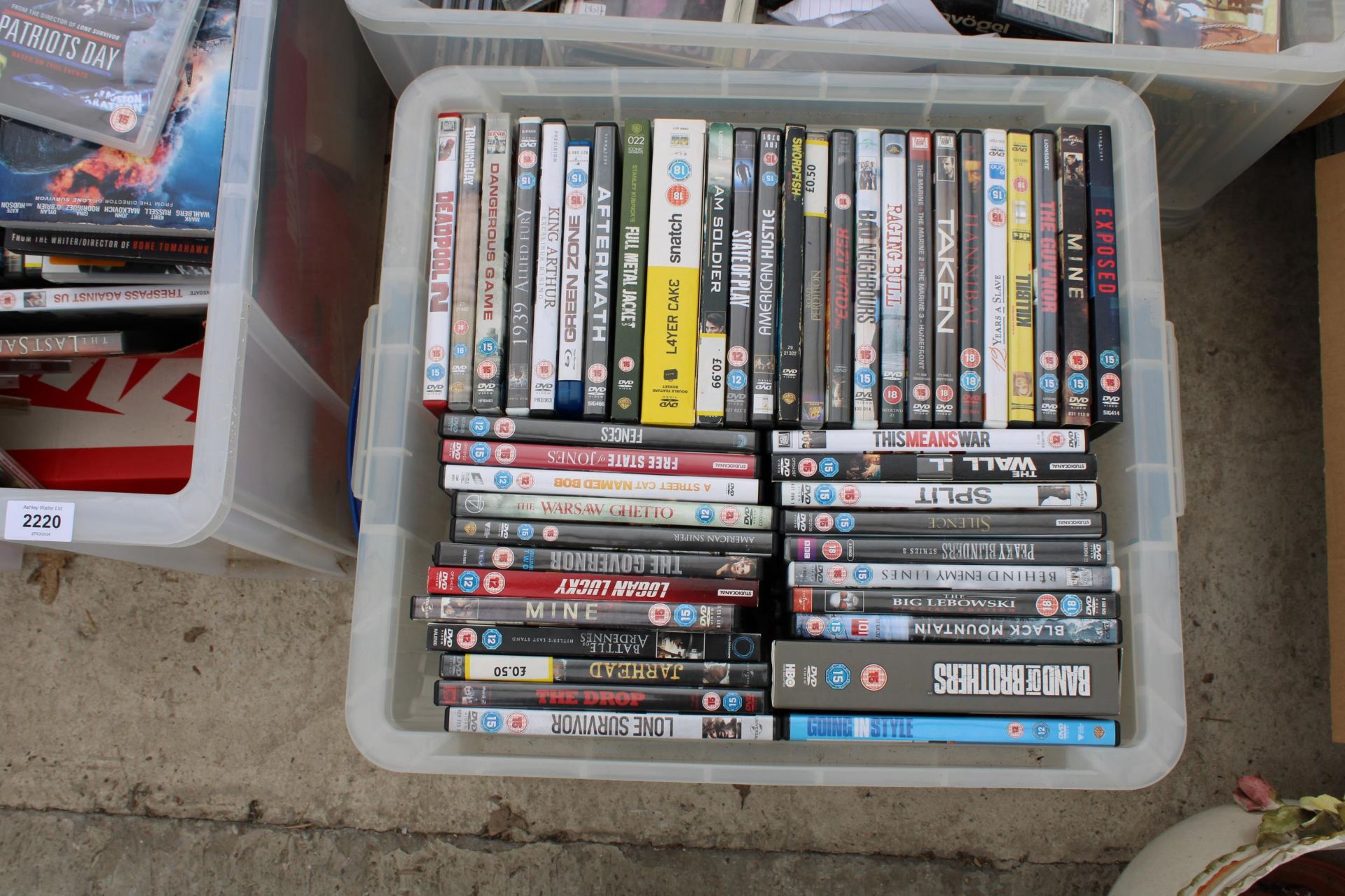 THREE LARGE BOXES OF VARIOUS DVDS AND CDS - Image 2 of 4
