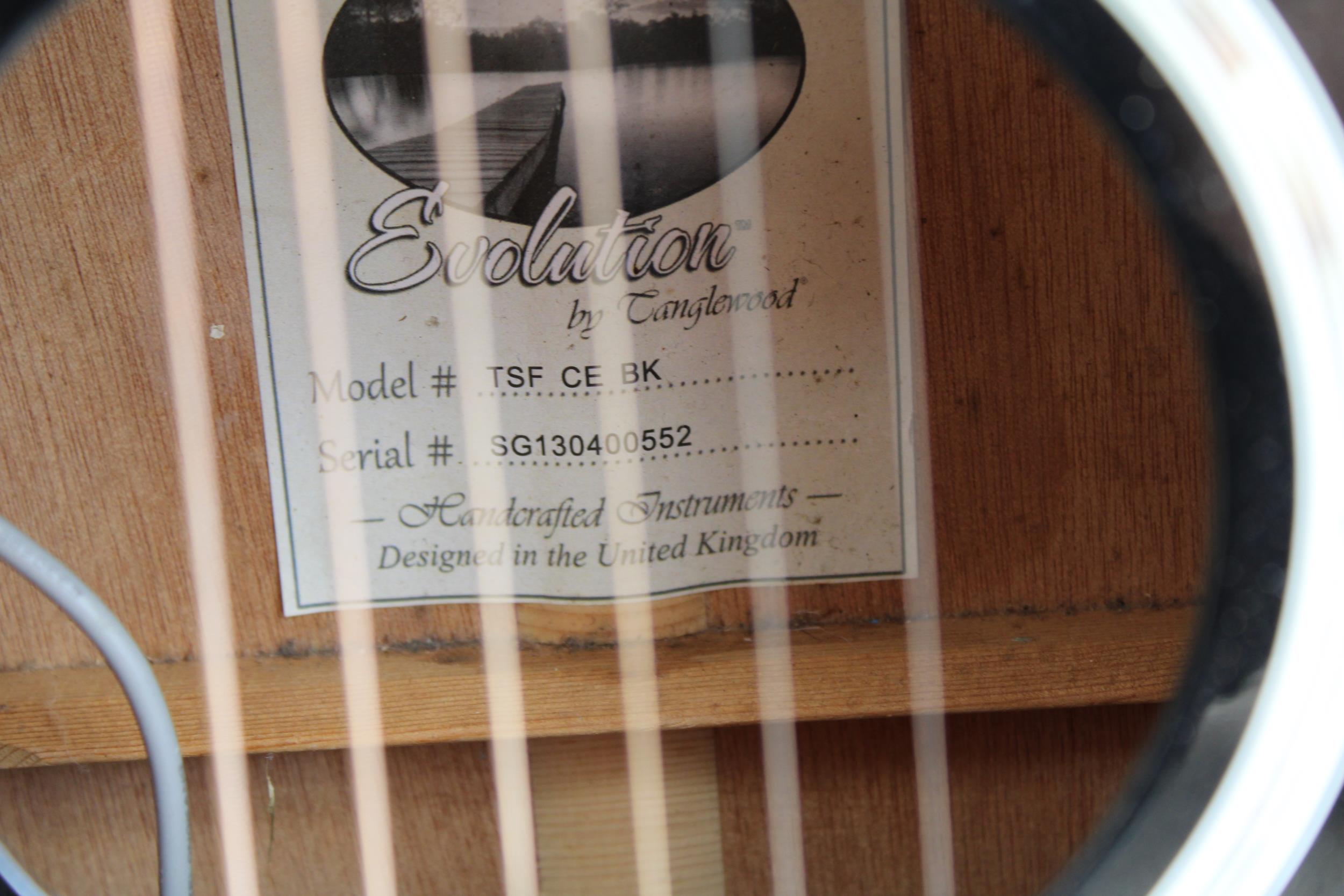 AN EVOLUTION ACOUSTIC GUITAR - Image 3 of 5