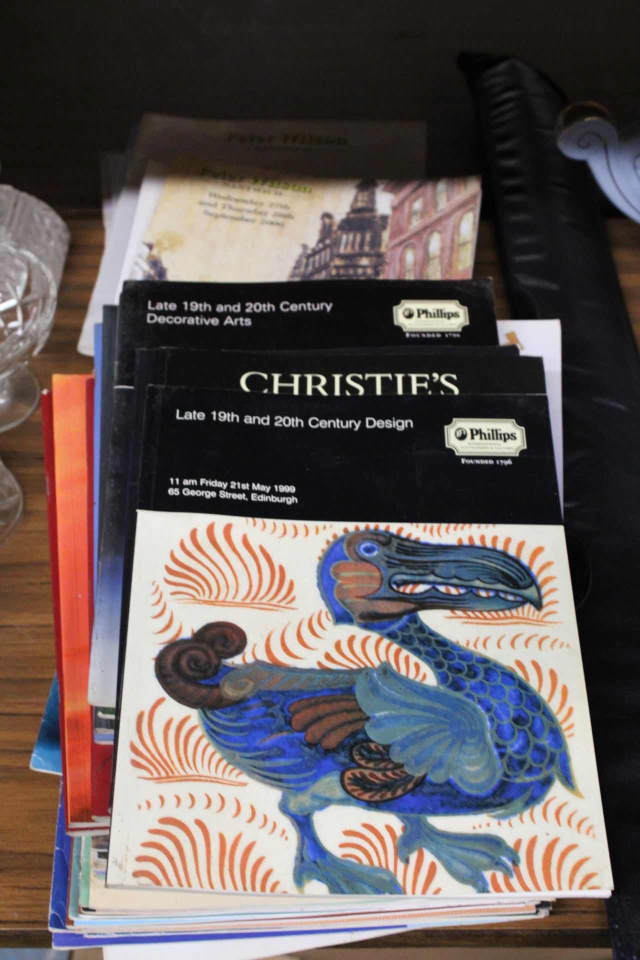 A LARGE COLLECTION OF AUCTION HOUSE CATALOGUES TO INCLUDE PETER WILSON, NANTWICH, CHRISTIES,