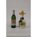 A 70CL BOTTLE OF ZAPATA TEQUILA AND A 70CL BOTTLE OF PERNOD FILS