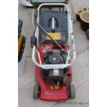 A MOUNTFIELD PETROL ENGINE LAWN MOWER WITH GRASS BOX