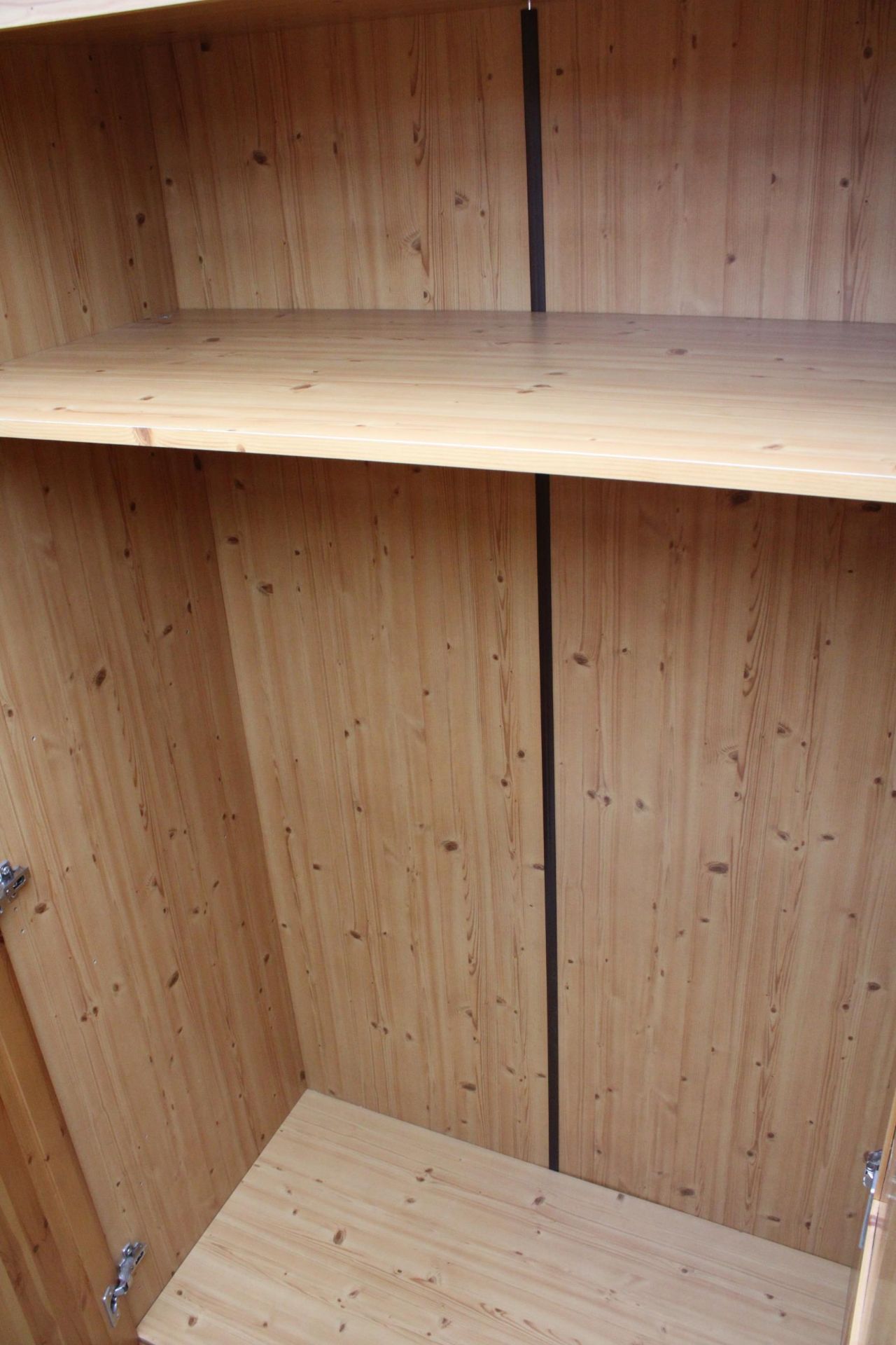 A PINE TWO DOOR WARDROBE 40" WIDE - Image 2 of 2