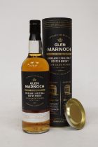 A BOTTLE OF GLENMARNOCH SINGLE MALT WHISKY, BOXED