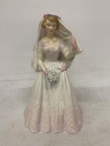 A ROYAL DOULTON FIGURINE "THE BRIDE" HN 2166