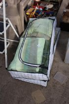 AN ASSORTMENT OF CURTAINS AND COVERS ETC