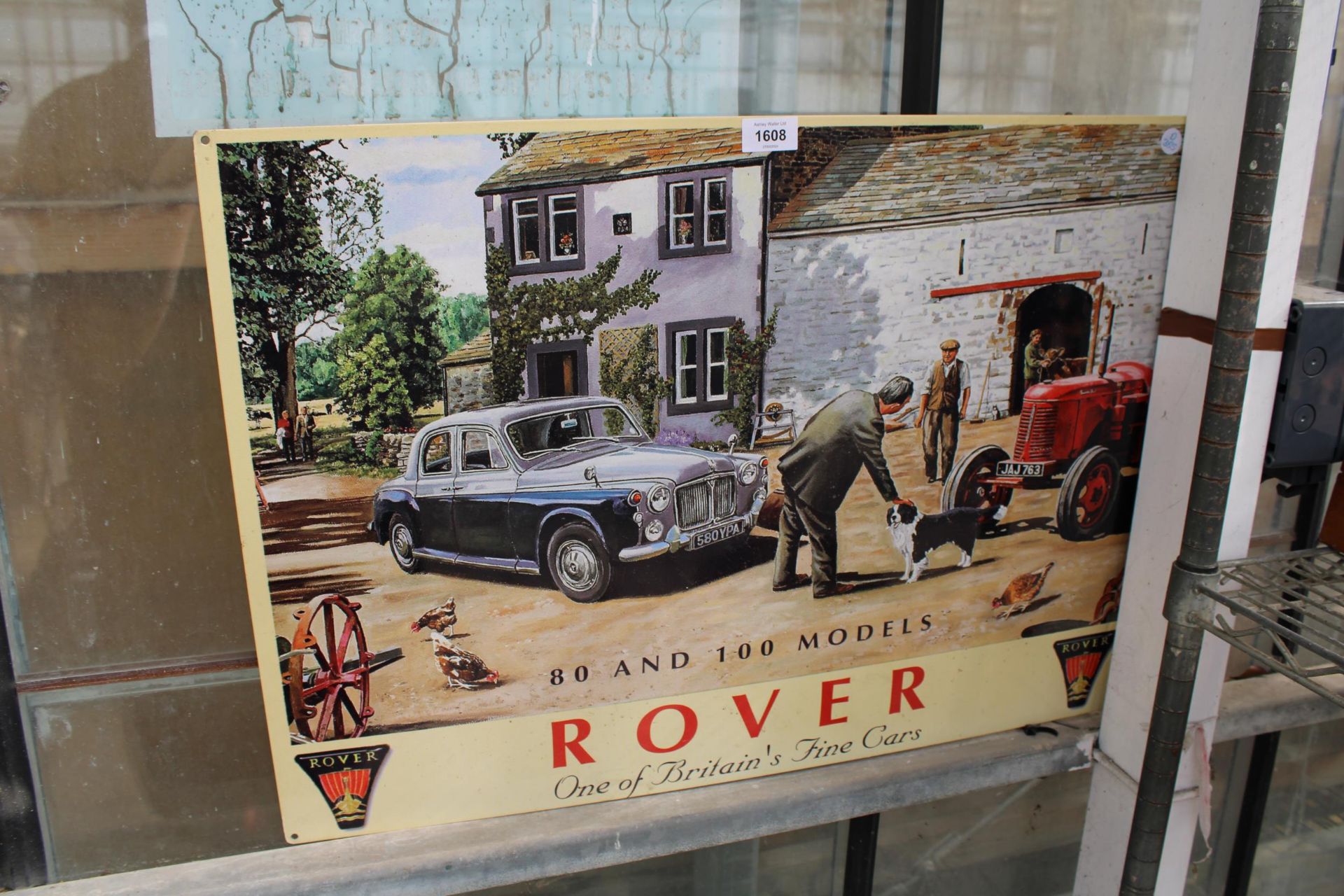 A TIN 'ROVER' SIGN