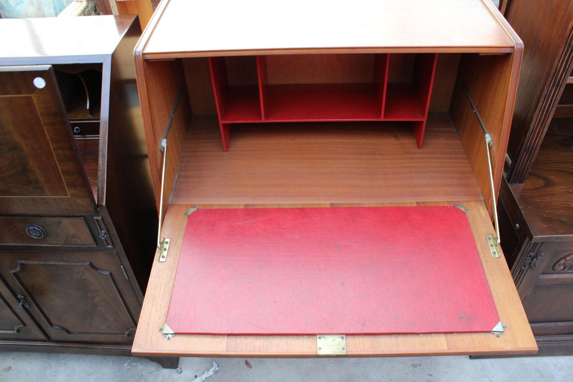 A RETRO TEAK REMPLOY BUREAU 30" WIDE - Image 2 of 2