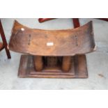 A VINTAGE AFRICAN TRIBAL STOOL