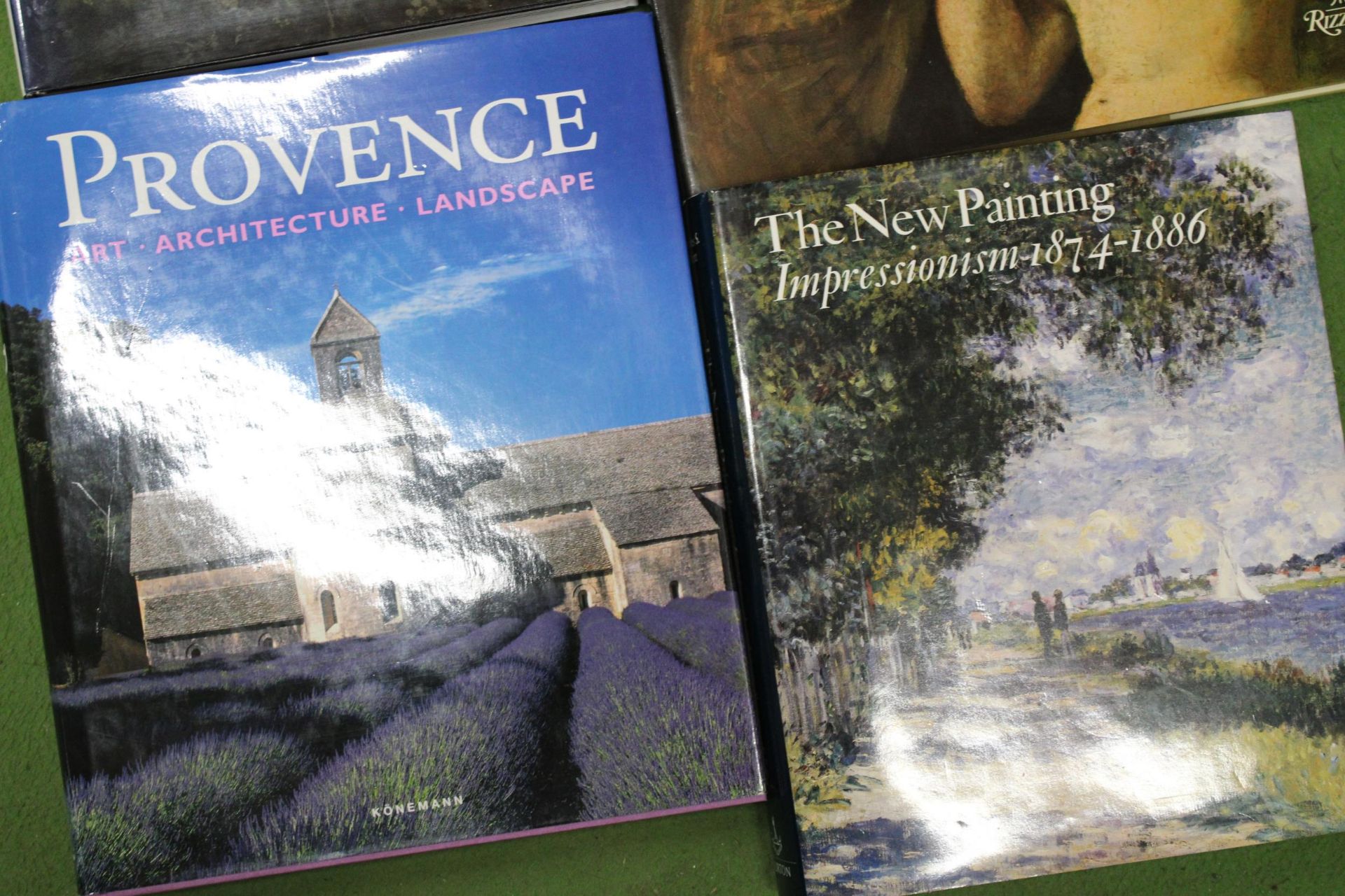 FOUR ART THEMED HARDBACK BOOKS TO INCLUDE IMPRESSIONISM 1874-1866, COROT IN ITALY, PROVENCE, ART, - Image 4 of 5