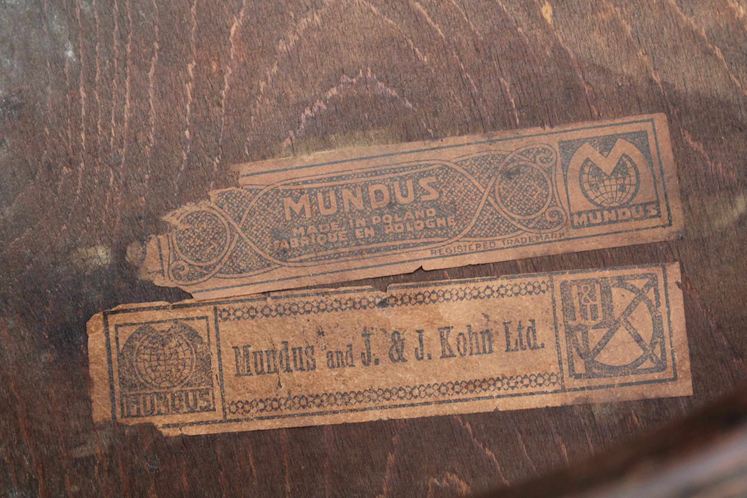 A PAIR OF MUNDAS AND KOHN BENTWOOD CHAIRS AND A PAIR OF VICTORIAN STYLE CHAIRS - Image 5 of 5