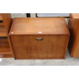 A RETRO TEAK CABINET 27" WIDE