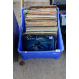 A LARGE ASSORTMENT OF LP RECORDS