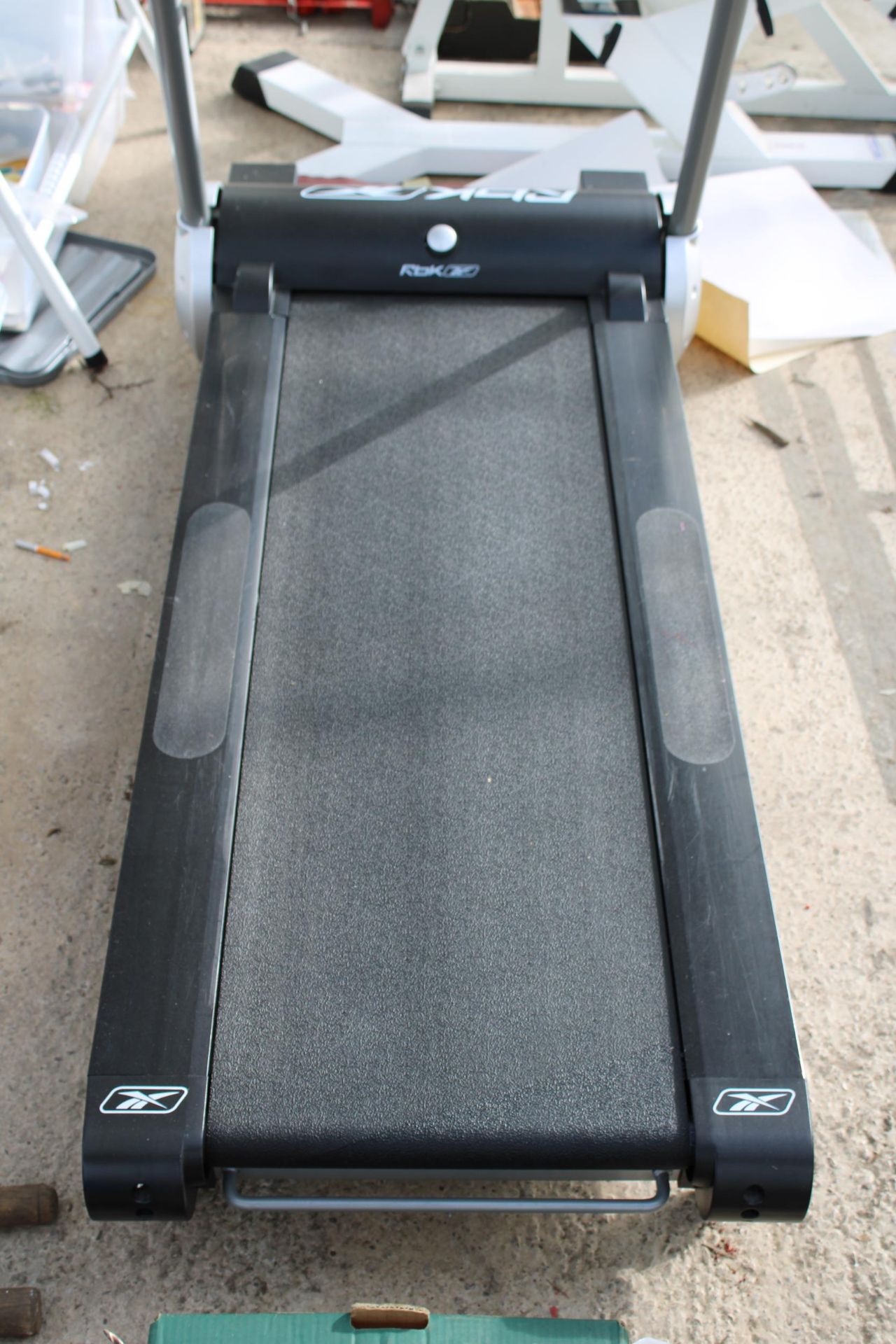 A REEBOK TREADMILL RUNNING MACHINE WITH POWER LEAD AND MANUAL - Image 3 of 3