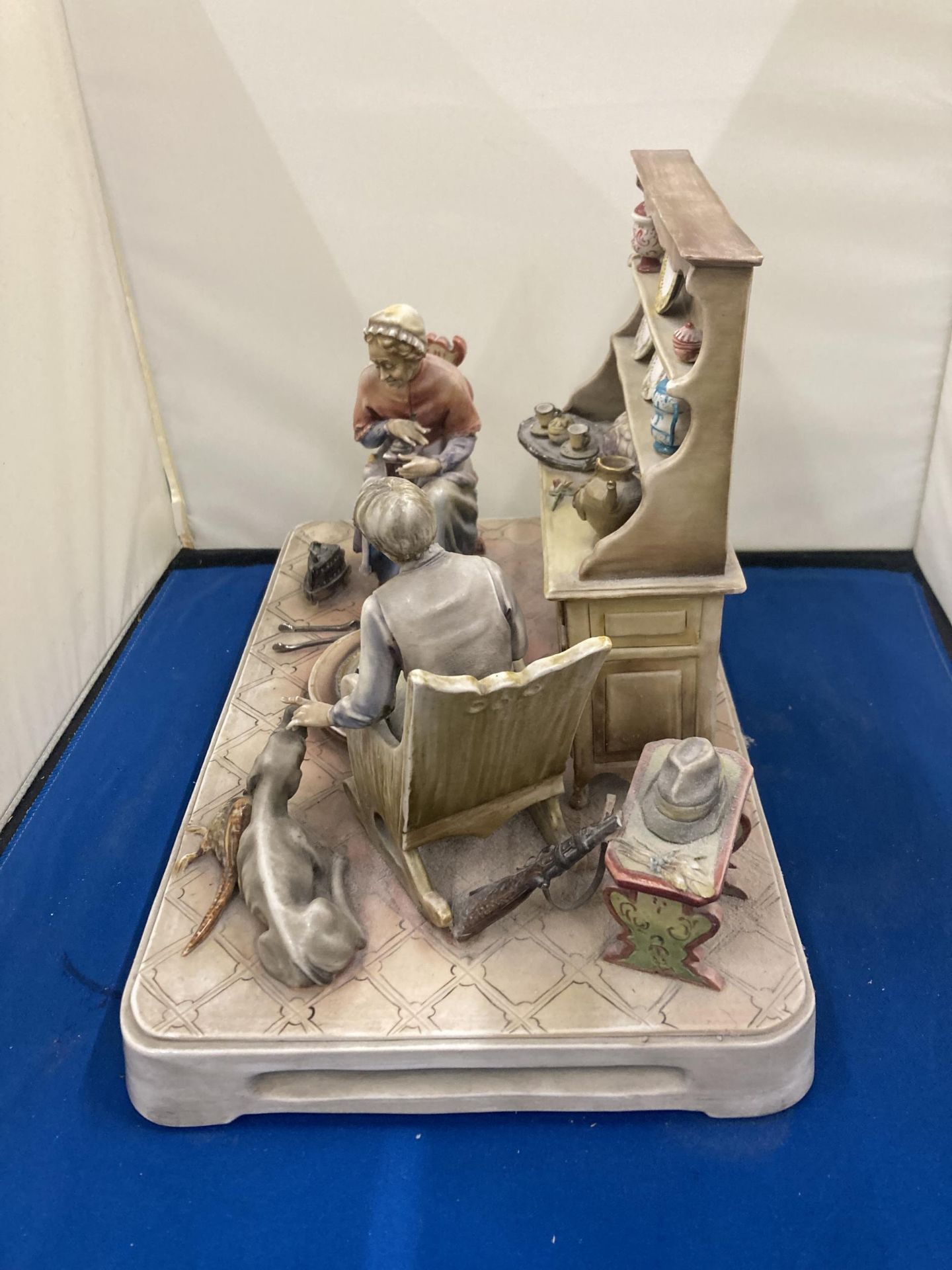 AN A BORSATO MADE IN ITALY FIGURINE OF A KITCHEN SCENE - Image 2 of 4