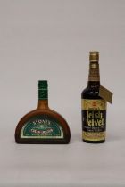 TWO BOTTLES OF LIQUEUR TO INCLUDE A 70 CL BOTTLE OF JAMESONS IRISH VELVET COFFEE MAKER AND A 70CL