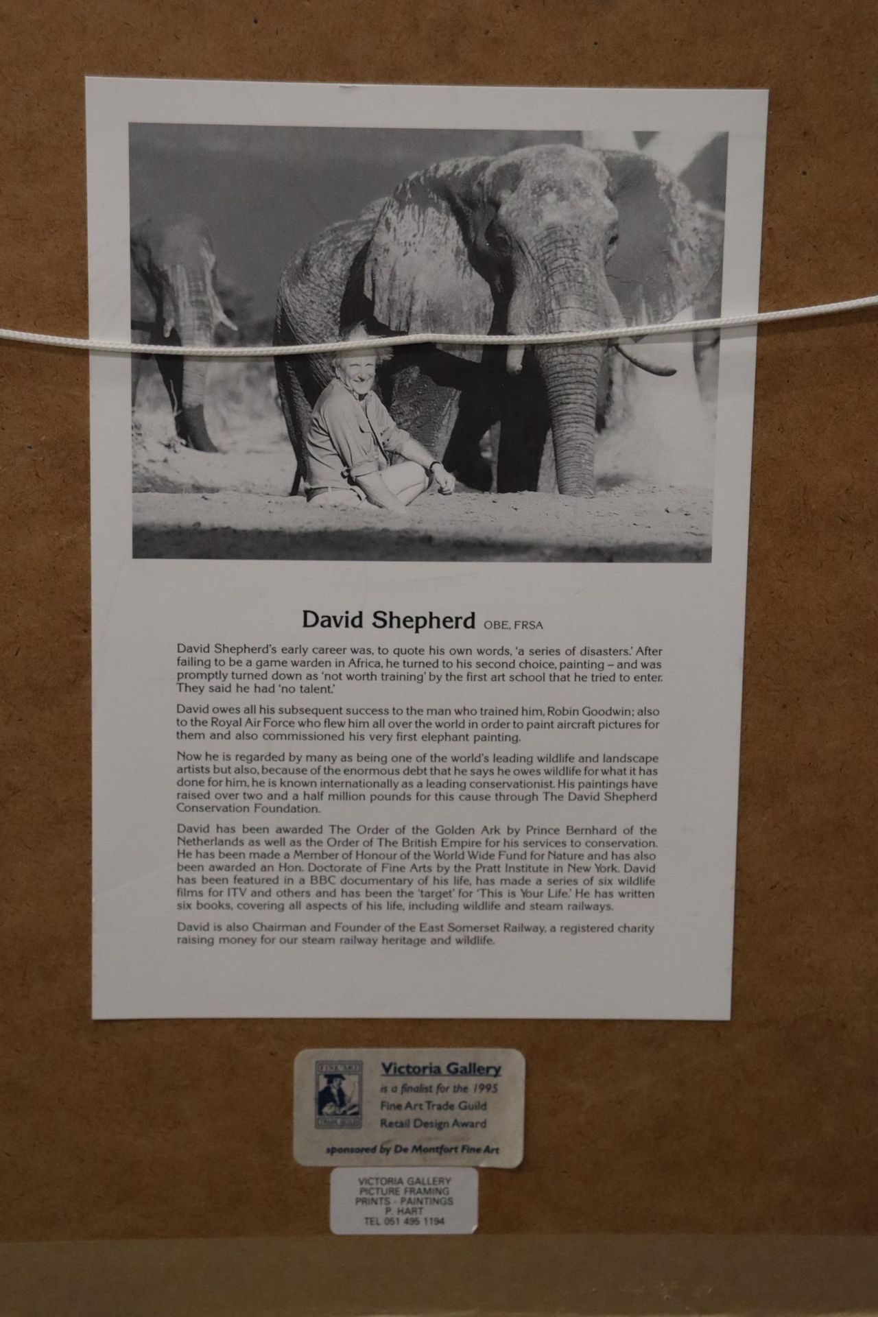 A LIMITED EDITION 479/850, SIGNED DAVID SHEPHERD, PRINT TITLED 'BUT TEDDY DOESN'T NEED A TICKET', - Image 5 of 6