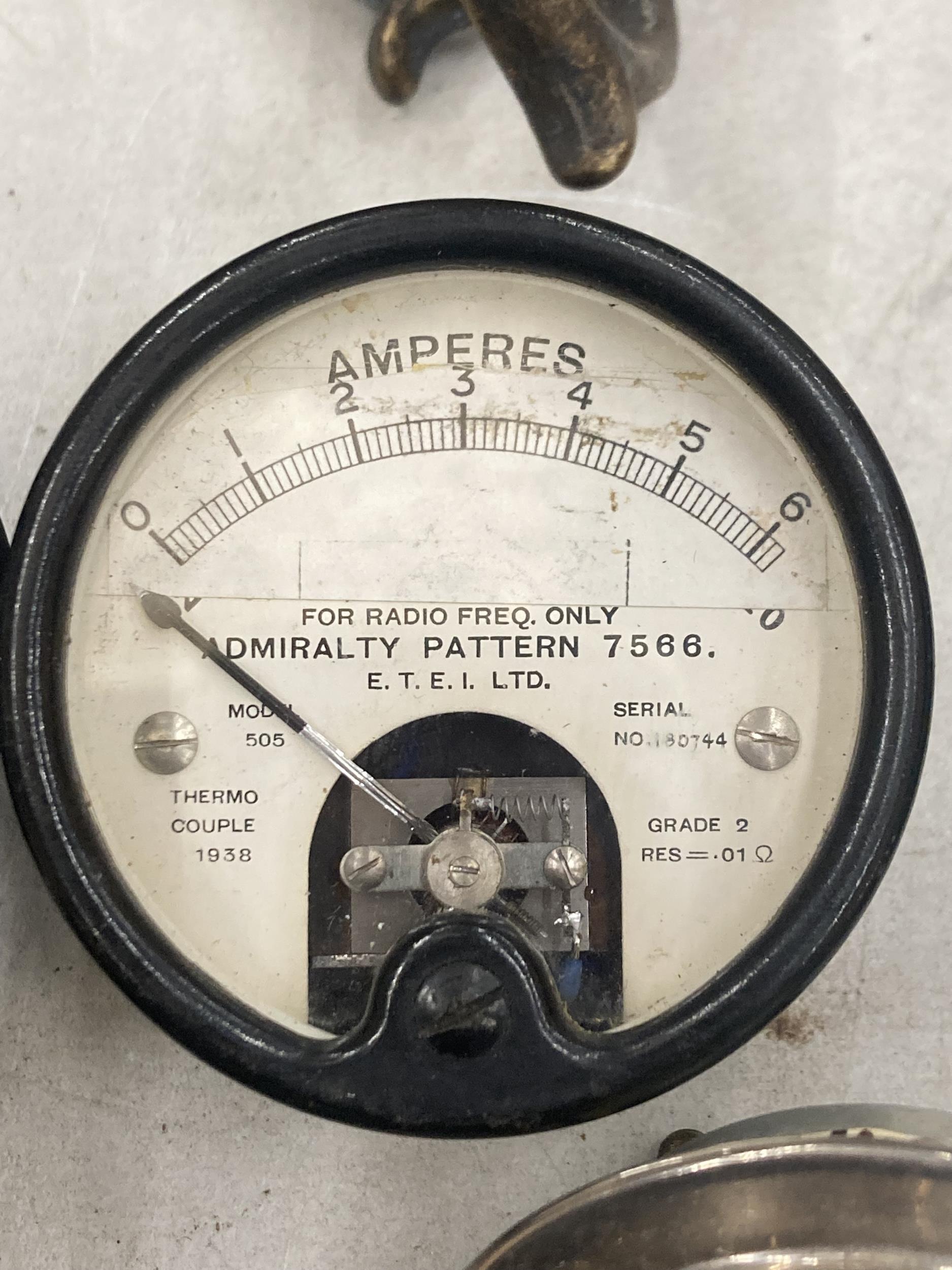 SEVEN VINTAGE METERS - Image 3 of 5