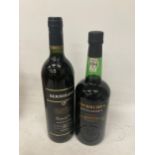 TWO BOTTLES TO INCLUDE A COCKBURNS SPECIAL RESERVE PORT AND A BERBERANA RESERVA 2000 RIOJA