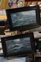 TWO PRINTS OF SEASCAPES SCENES