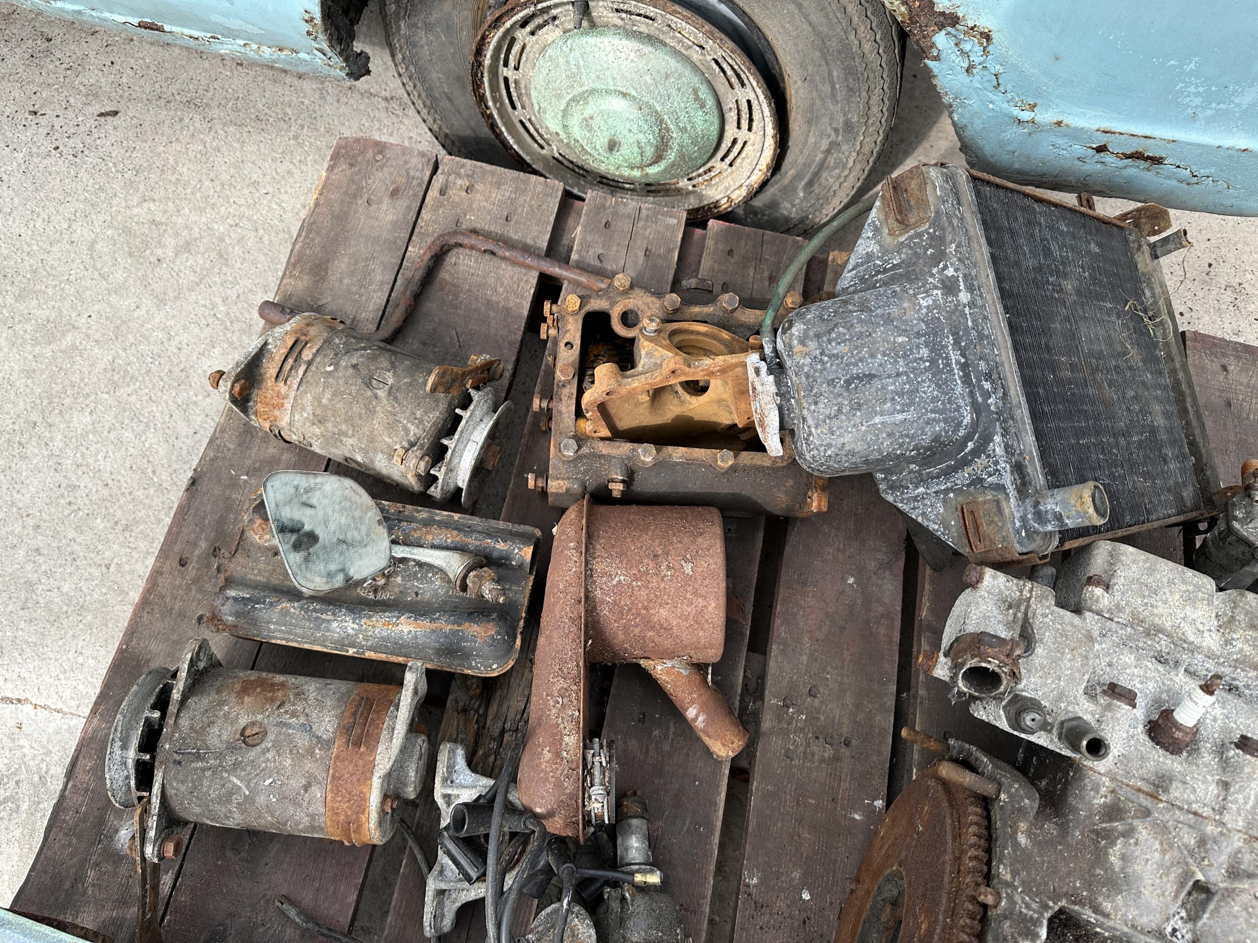 A VINTAGE HILMAN IMP BARN FIND RESTORATION PROJECT COMPLETE WITH AN ASSORTMENT OF SPARE PARTS TO - Image 14 of 16