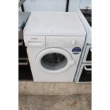 A WHITE BOSCH WASHING MACHINE