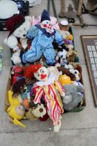 A LARGE ASSORTMENT OF PLUSH TEDDIES