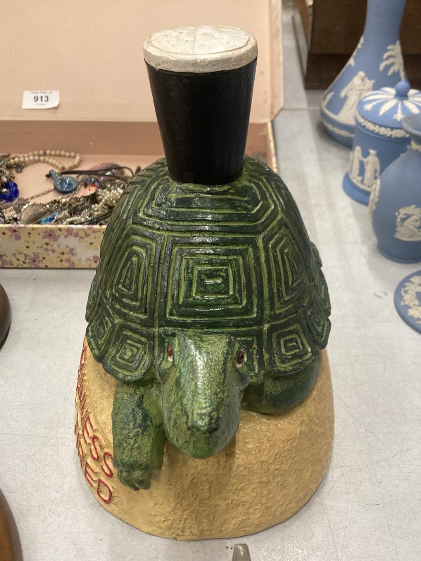 A LARGE GUINNESS RESIN TORTOISE ADVERTISING FIGURE - Image 2 of 3