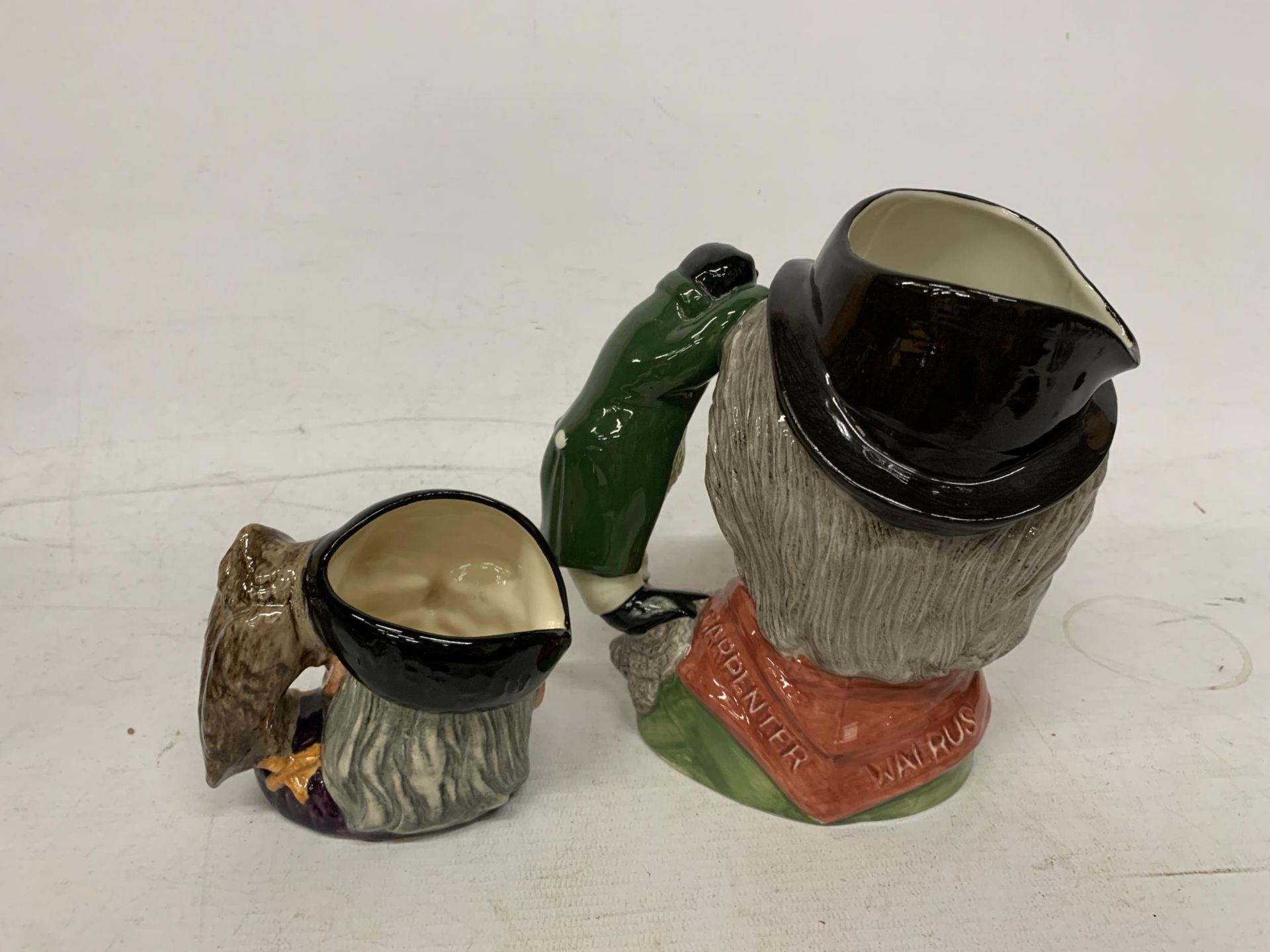 TWO ROYAL DOULTON TOBY JUGS - MERLIN AND THE WALRUS AND CARPENTER - Image 2 of 3